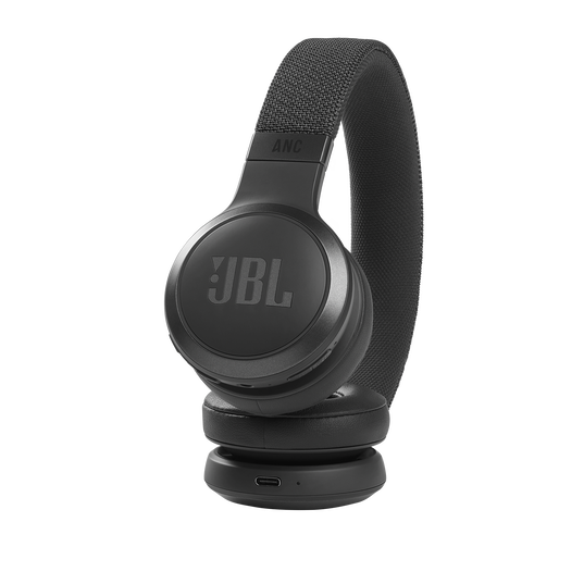 JBL Live 460NC - Black - Wireless on-ear NC headphones - Detailshot 4